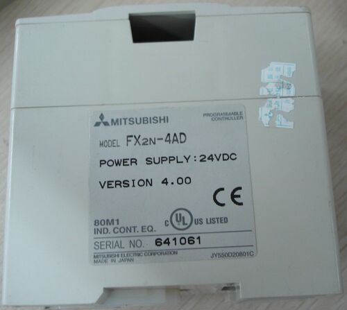 三菱PLC 模块FX2N-4AD 85成新 原装日本货 功能正常 图片实拍询价