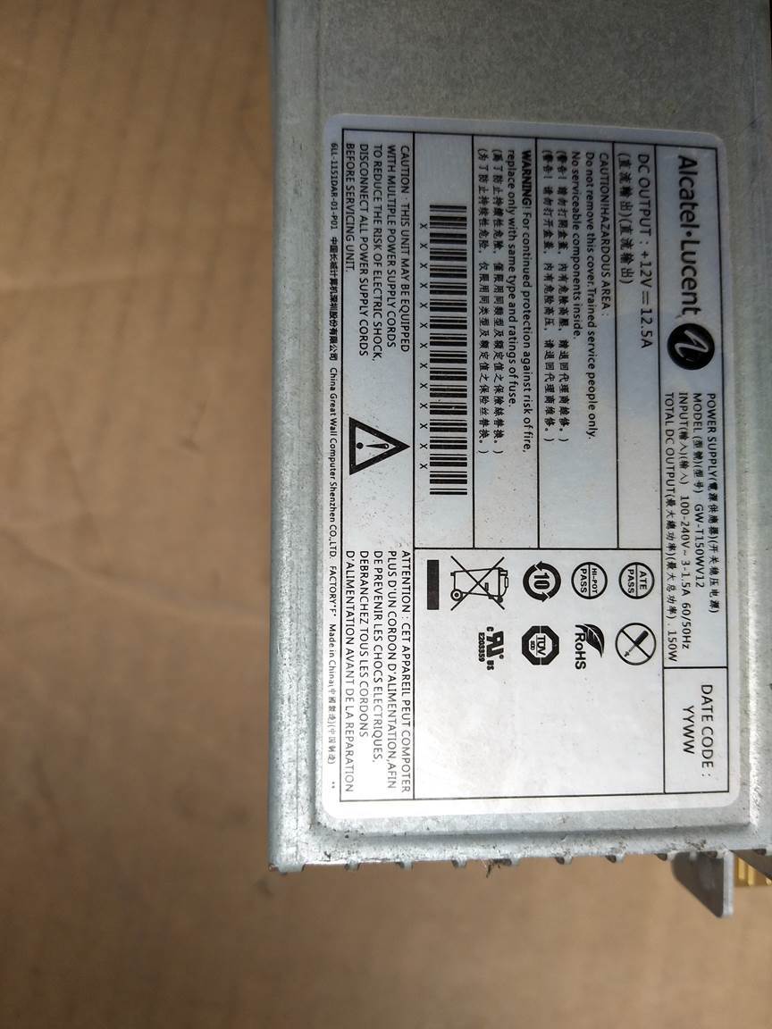 原装YM-1151DAR 150W电源模块PS-150W-AC 9003400-90 GW-T150询价