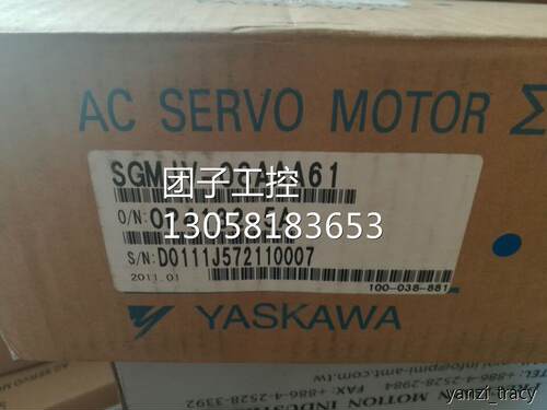 ￥原装750w安川伺服电机SGMJV-08AAA61 日本进口现货 询价