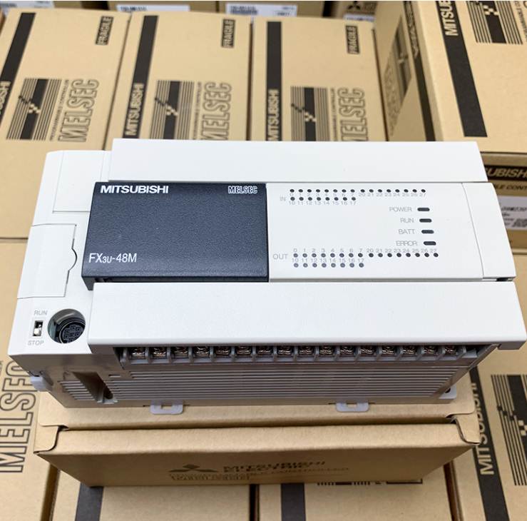 全新三菱plc控制器FX3U-16MR/32MR/48MR/64MR/80MR/128MR/MT/ES-A