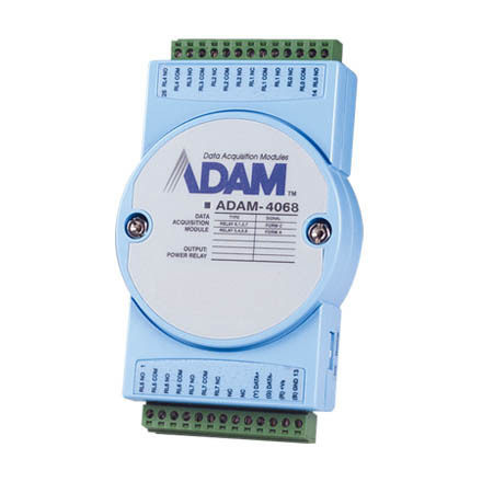 研华ADAM-4068支持Modbus的8路继电器输出模块询价