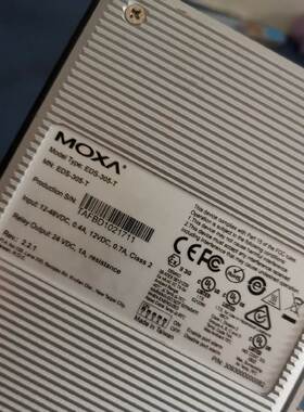 MOXA摩莎交换机EDS-305-T 5口聪明型即插即用工业以太网交换机。