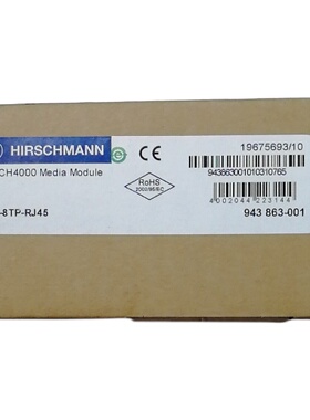 赫斯曼MACH4000交换机模块，943 863-001, M4-8TP-RJ45，全新询价