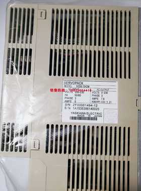 ￥SGDB-10ADM +SGMG-09A2ABC 原装安川伺服包邮询价