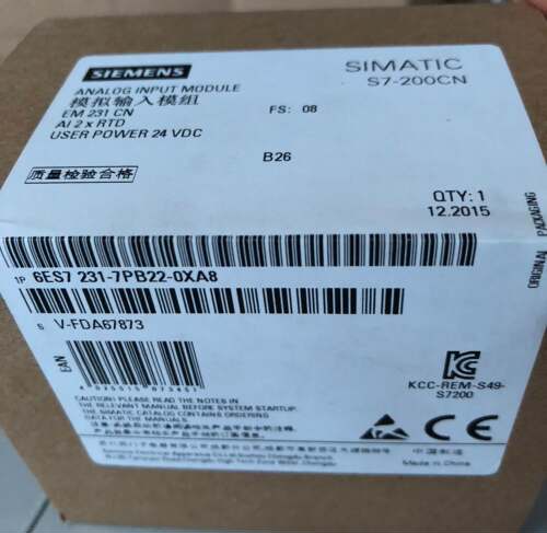 西门子S7-200PLC AI*8 模拟量输入模块 6ES7231-0HF22-0XA0 EM231