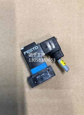￥原装FESTO MEH-3-24V 107107 电磁阀线圈 MEH-3-M5 15341拆机