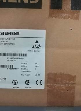 6SE7021-3EB61西门子全新原装SIMOVERT主驱动矢量控制变频器设备