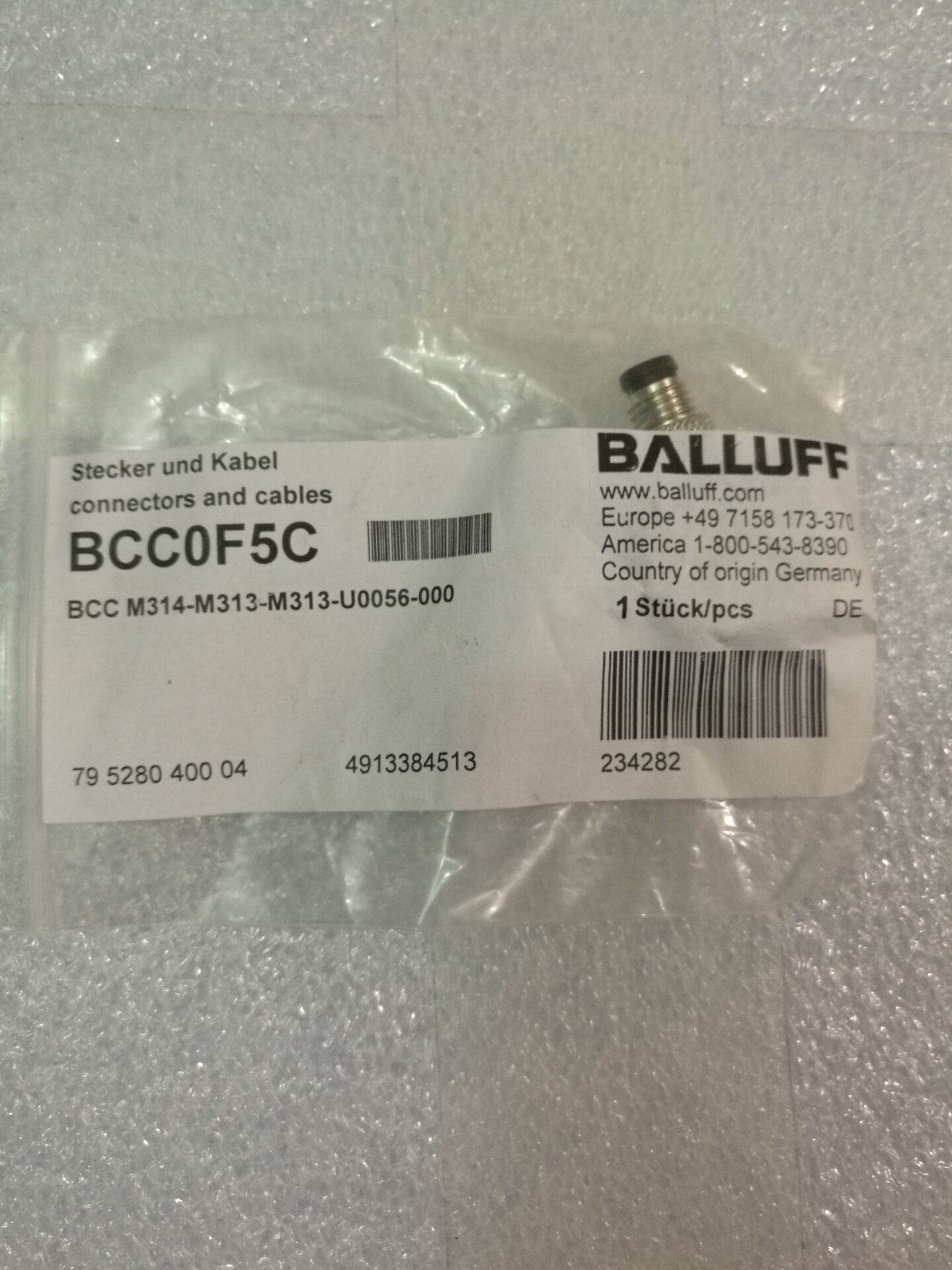 全新巴鲁夫 BALLUFF BCC0F5C BCC M314-M313-M313-U0056-000现货