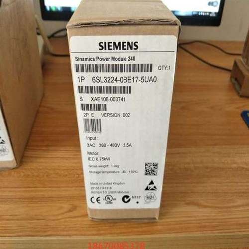 6SL3224-0BE34-5AA05UA0西门子G120变频器6SL32240BE345AA0询价