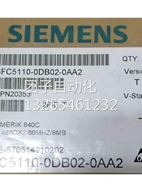 西门子840C MMC-CPU数控系统模块6FC5110-0DB02-0AA2询价