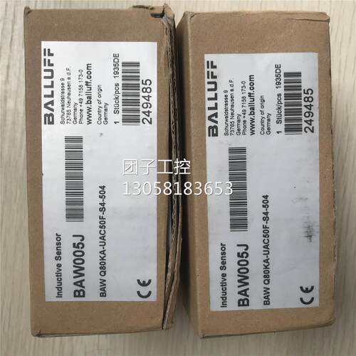 ￥BAW005J BAW Q80KA-UAC50F.S4.504 原装巴鲁夫 询价