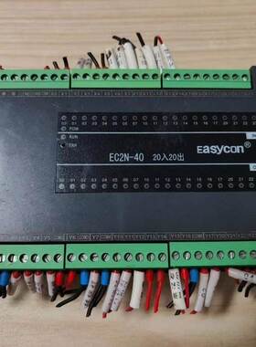 ￥EC2N-40MT-4AD(PT100)-2DA易控王PLC兼容三菱两者通用晶体管询