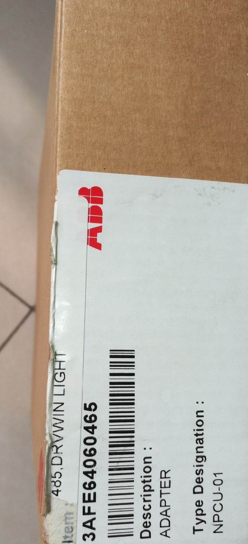 原装正品ABB 全新NPCU-01调试线询价