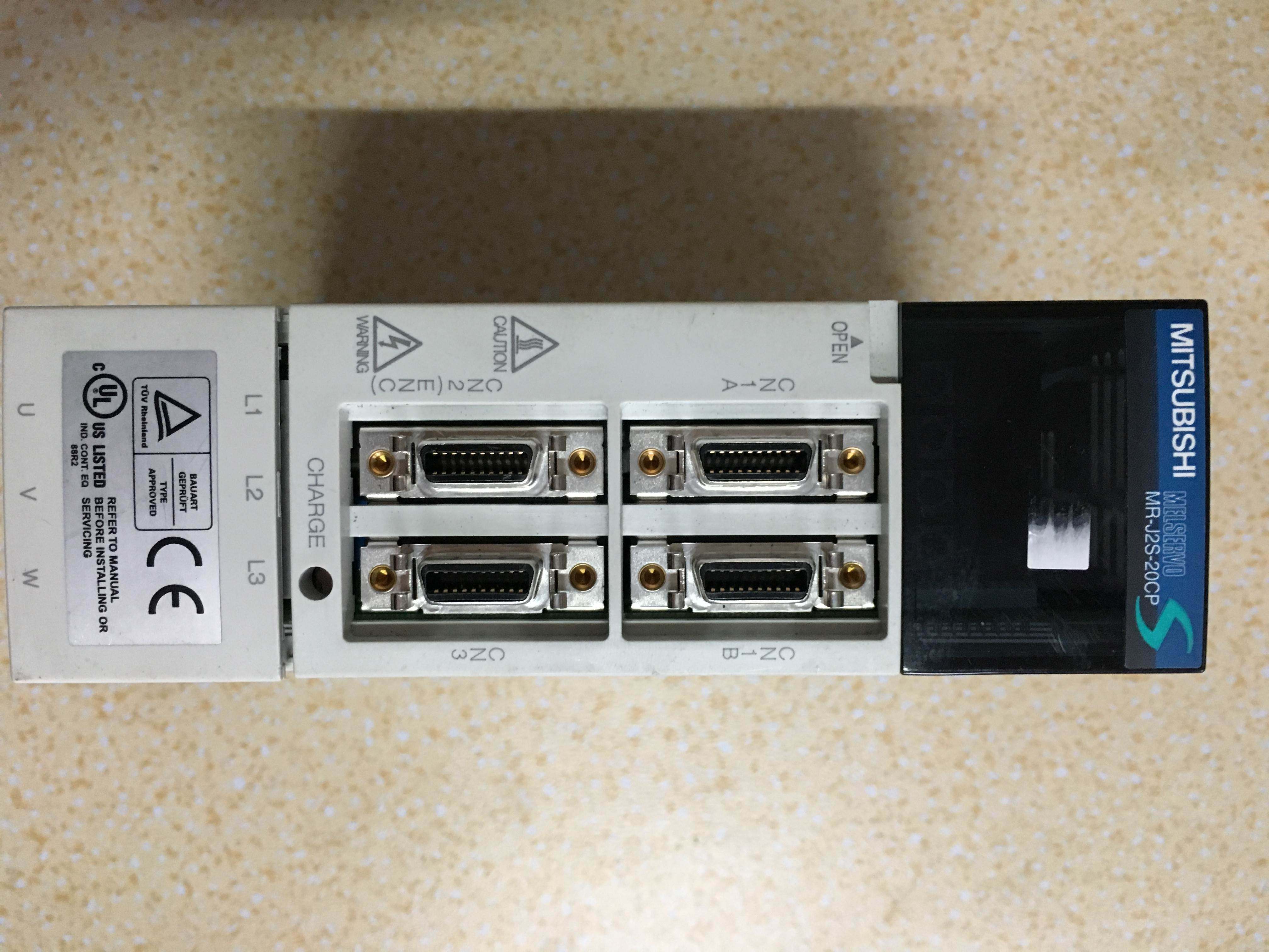 三菱伺服驱动器.MR-J2S-20CP.设备拆机.8-9成新.200W询价