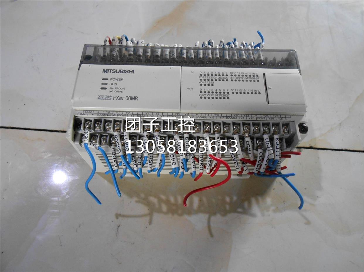 ￥拆机原装PLC三菱PLC FX0N-60MR-001 询价