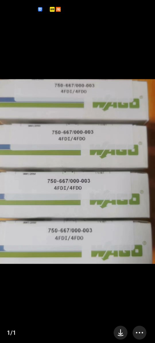 wago万可模块750-667/000-003