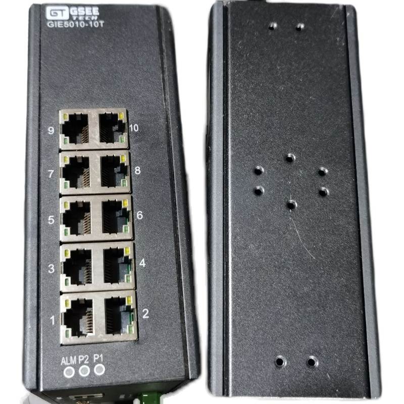 GSEE-TECH吉诺GIE5010-10T工业以太网交换机GSEE工业交换机 拆机