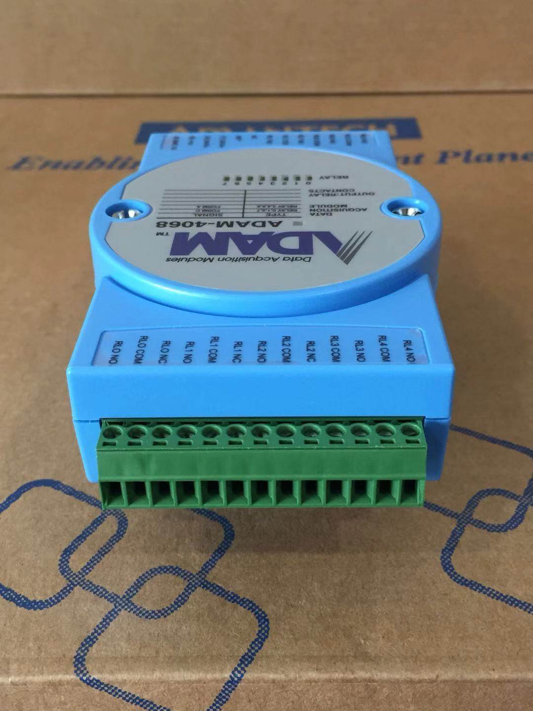 研华8路继电器输出亚当模块ADAM-4068-BE支持Modbus/RTU控制C型询