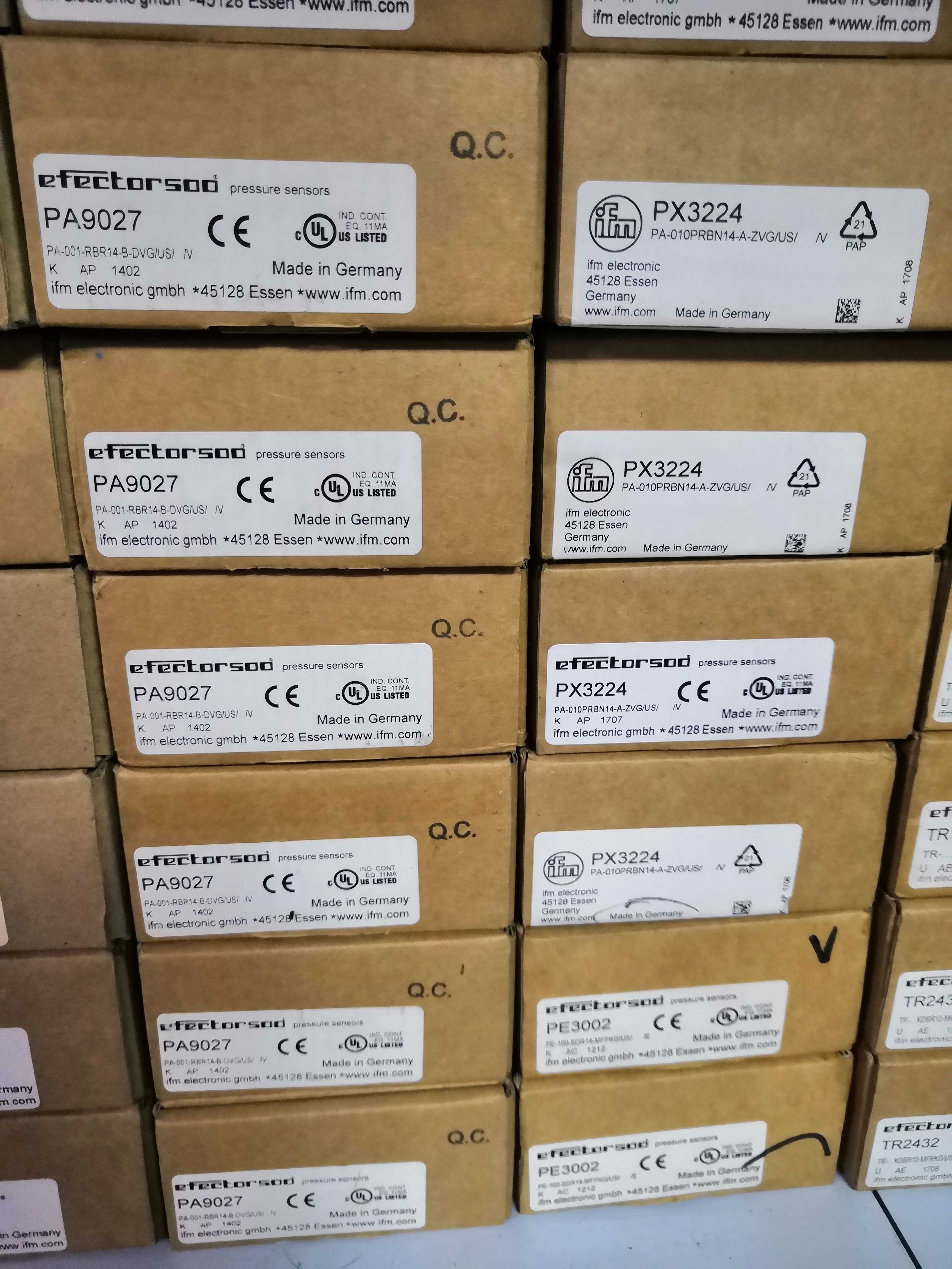 ￥IFM PA9027传感器15个当天发询价