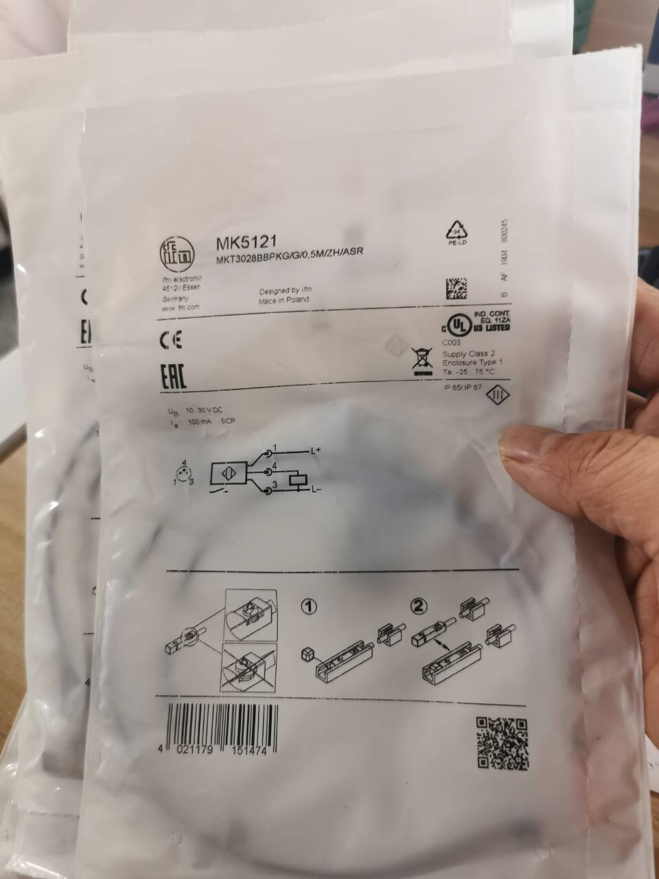 【】IFM MK5121传感器原装现货MK5122询价