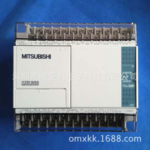 三菱PLC可编程FX1S-30MT-D FX1S-30MR-D 24V电压控制器现货询价