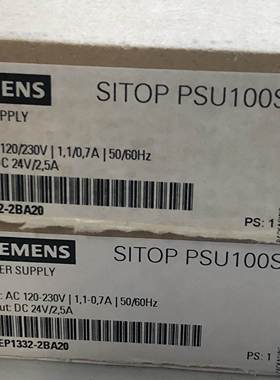 正品 6EP1331-5BA00 SITOP电源 PSU100C 24 V/0.6 A 6EP13315BA00