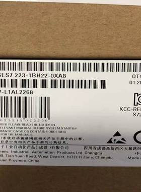 6ES7223-1BH22-0XA8 S7-200 CN EM223模块6ES7 223-1BH22-OXA8询