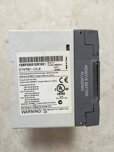 07KR51-V3.9 U3.6 1SBP260010R1001 ABB PLC模块 原装现货询价