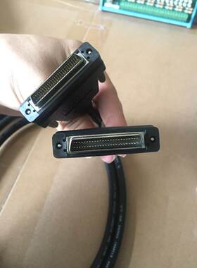 研华采集卡线缆PCL-10250-1E/2E 100pin屏蔽线2x50针PCIE-1756用