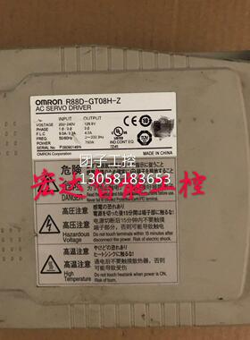 ￥750W欧姆龙伺服驱动器R88D-GT08H-Z 拆机 现货实拍测试 询价