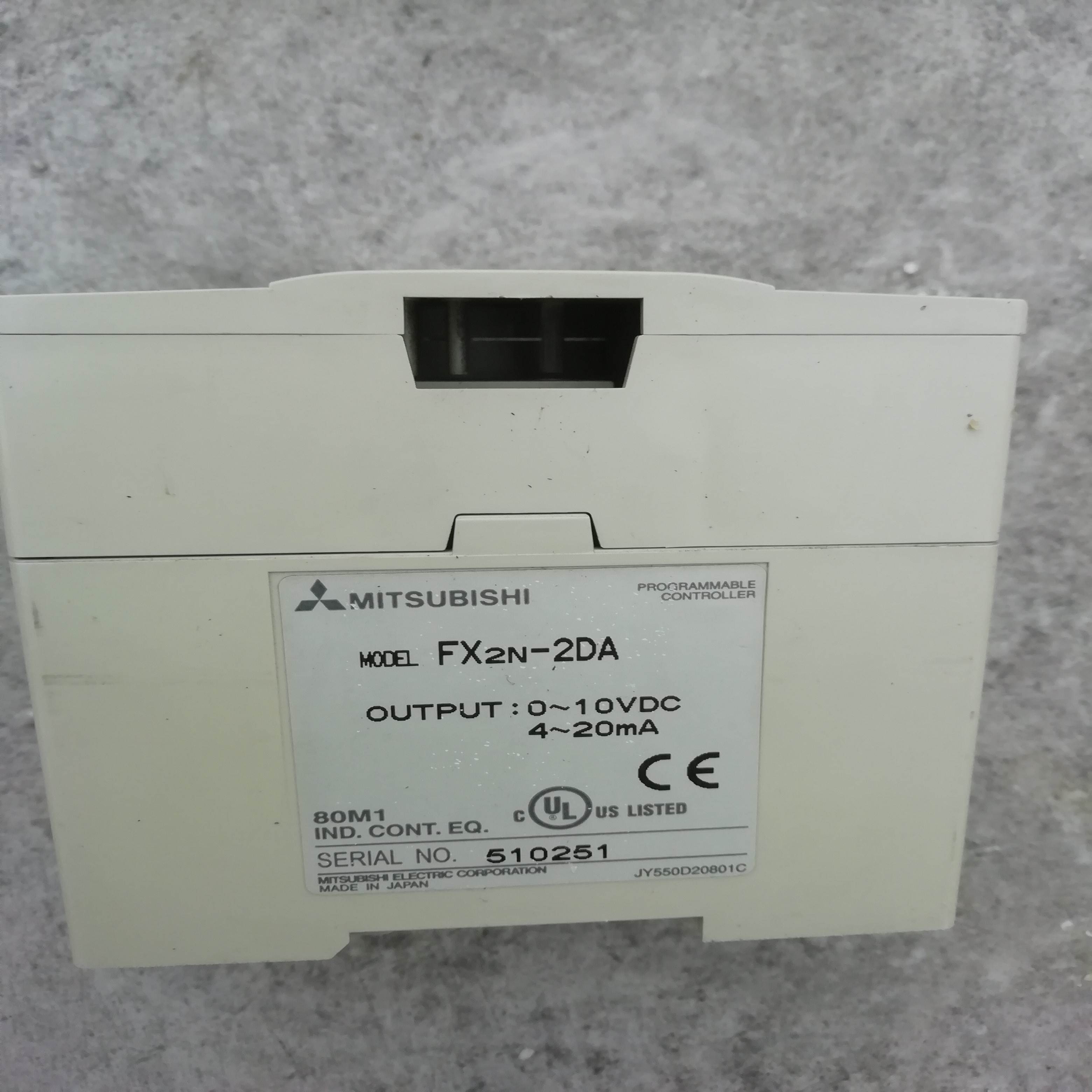 原装正品三菱PLC扩展模块FX2N-2DA/4AD-TC/4AD/2AD/4DA拆机询价