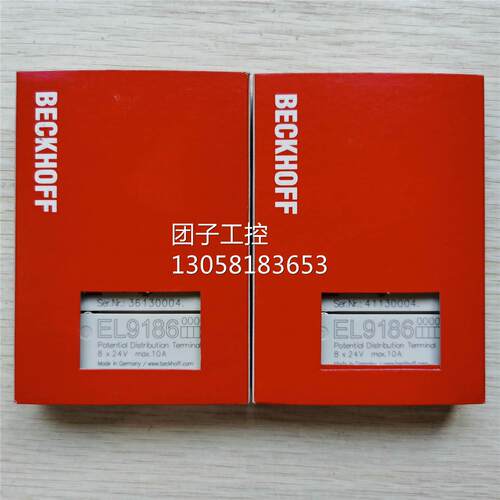 ￥促销 BECKHOFF 倍福 EL9186 成色非常漂亮 实物照片 询价