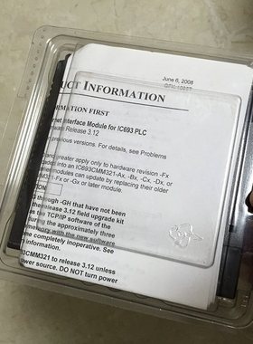 IC693CMM321-JK 双网口/IC693CMM311N R GE-FANUC PLC模块 全询价