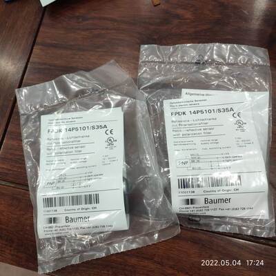 Baumer瑞士堡盟 FPDK 14P5101/S35A镜反射式光电开关原装正品询价