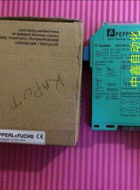 全新原装正品倍加福PEPPERL+FUCHS p+f安全栅KFD2-SR2-EX1.W 现货