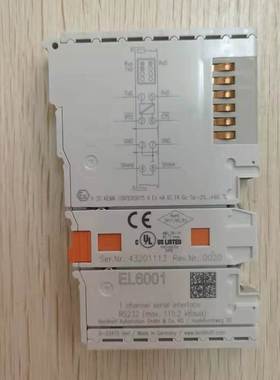 议价BECKHOFF EL2004 EL2008 EL2889 EL6001 KL6001 模拟量输￥