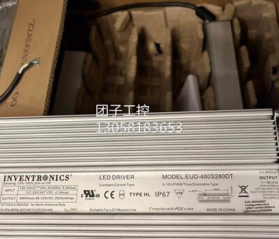 ！英飞特480W防水开关电源DC86-228V 2800mA EUD-480S280DT询价