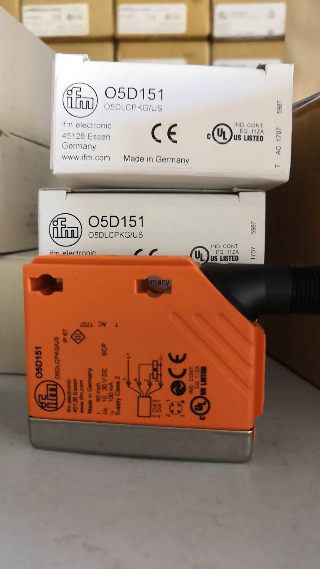 ！现货直发只卖IFM易福门O5D151 05D151激光测距传感器现货询价