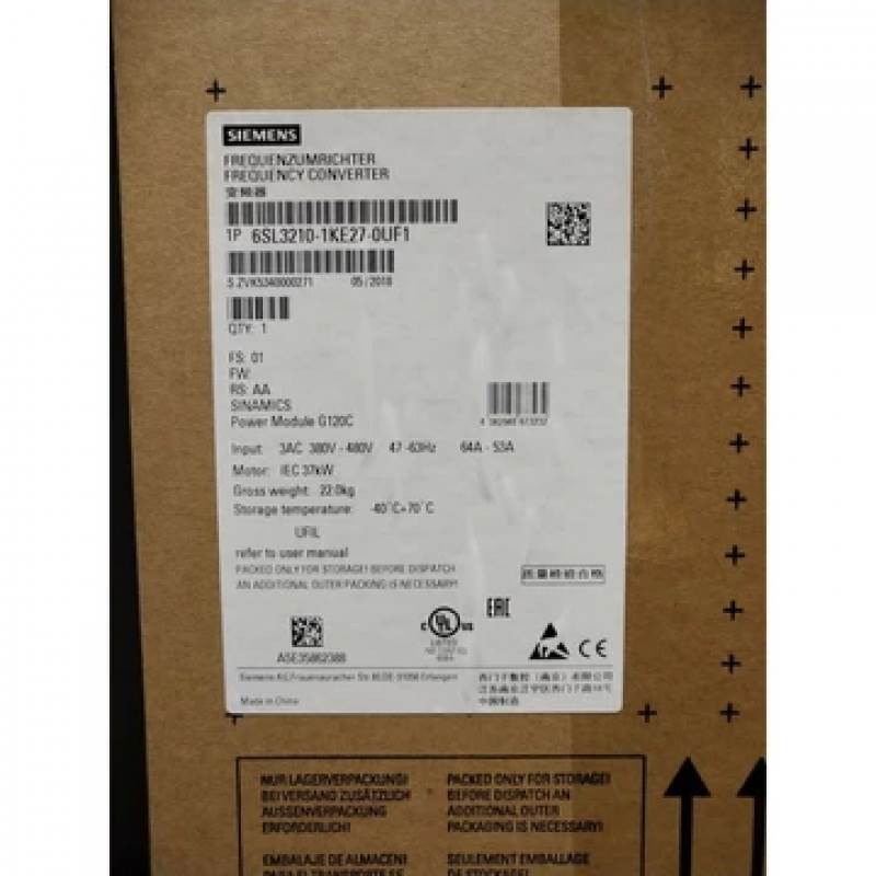 6SL3210-1PC31-6UL0西门子G120 PM240-2变频器45KW 3AC 200-240V