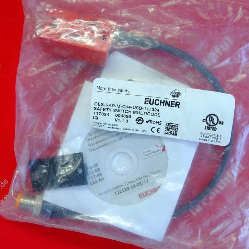 Euchner 117324 安士能全新安全开关 CES-I-AP-M-C04-USB-117324