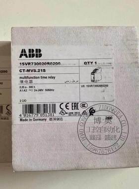 全新原装正品ABB电子时间继电器CT-MVS.21S订货号1SVR730020R0200