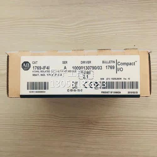 ！1769-IF4I 原装美国AB罗克韦尔PLC模块CompactLogix系列询价