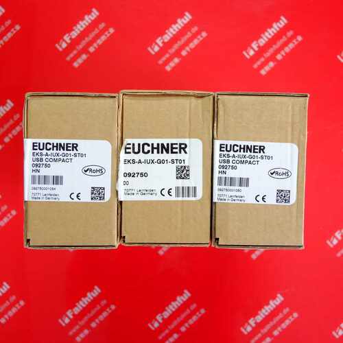 @Euchner 092750 安士能全新工业安全开关 EKS-A-IUX-G01-ST01询