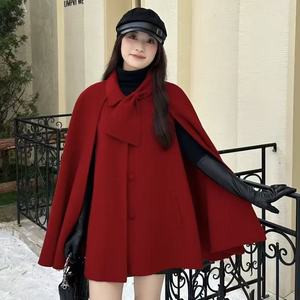 100羊毛斗篷大衣全新升级双面