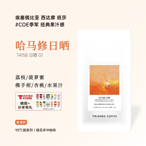 埃塞俄比亚 西达摩 班莎 哈马修 74158 日晒 精品手冲咖啡豆