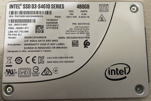 英特尔 4610 480G SSDSC2KG480G8  原装拆机