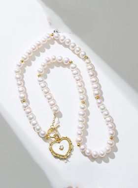 高级感淡水珍珠项链时尚气质
