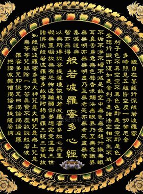 DIY钻石画波罗蜜多心经坛城贴钻