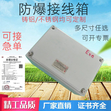 防爆接线箱200*300*400*500增安型电源控制开关按钮盒配电端子箱