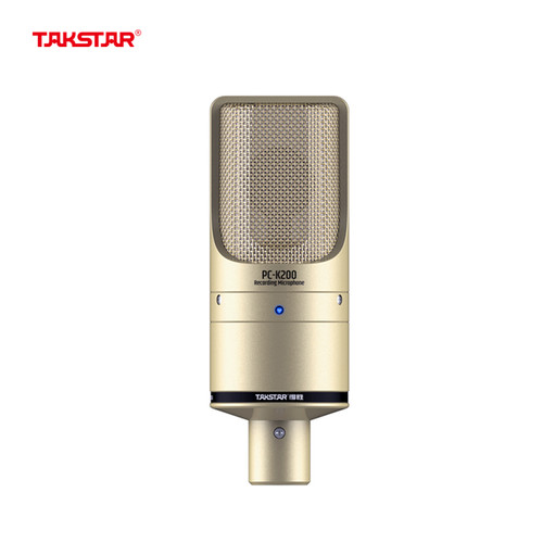 Takstar/得胜 PC-K200电容麦克风手机电脑直播K歌声录音话筒正品